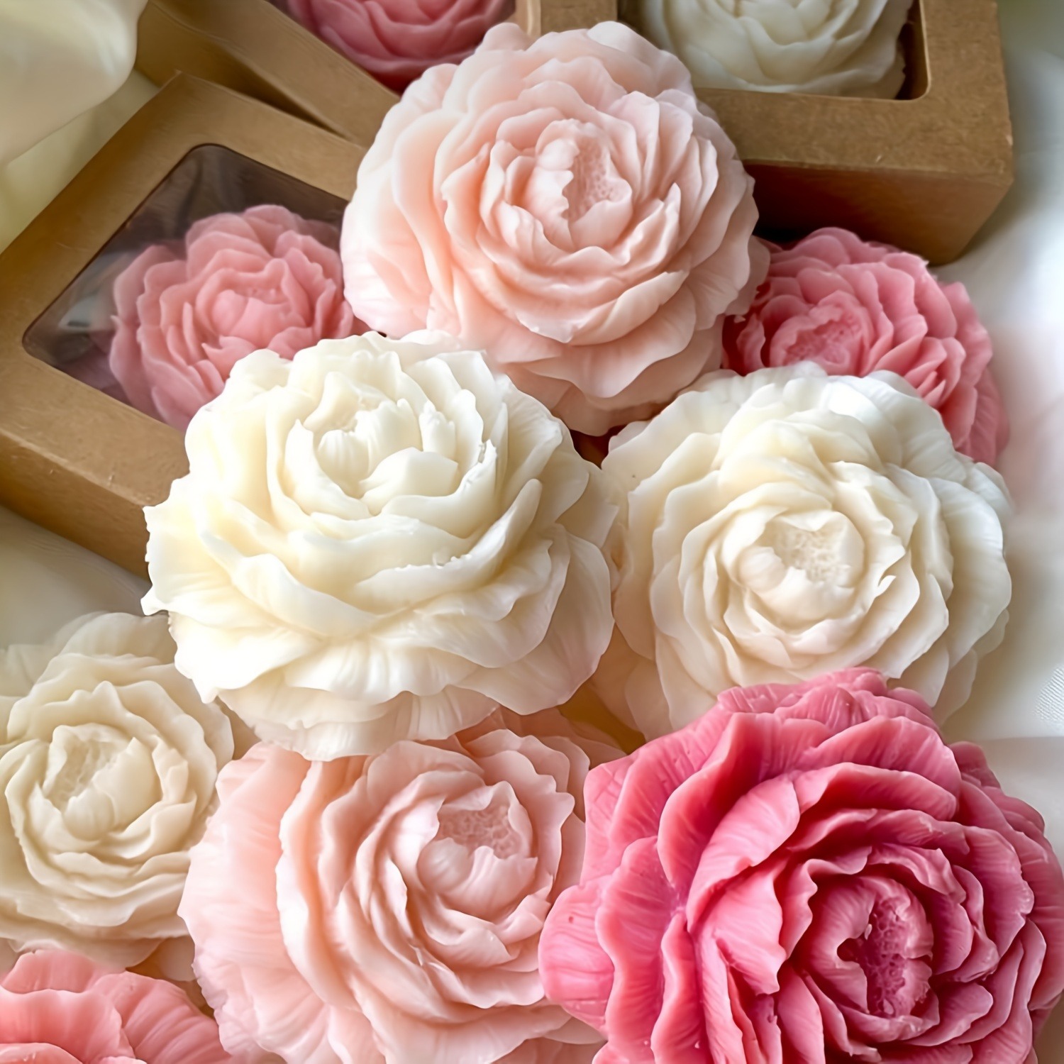 Candle Making Soy Wax - 1pc Flower Shape Candles Making Silicone