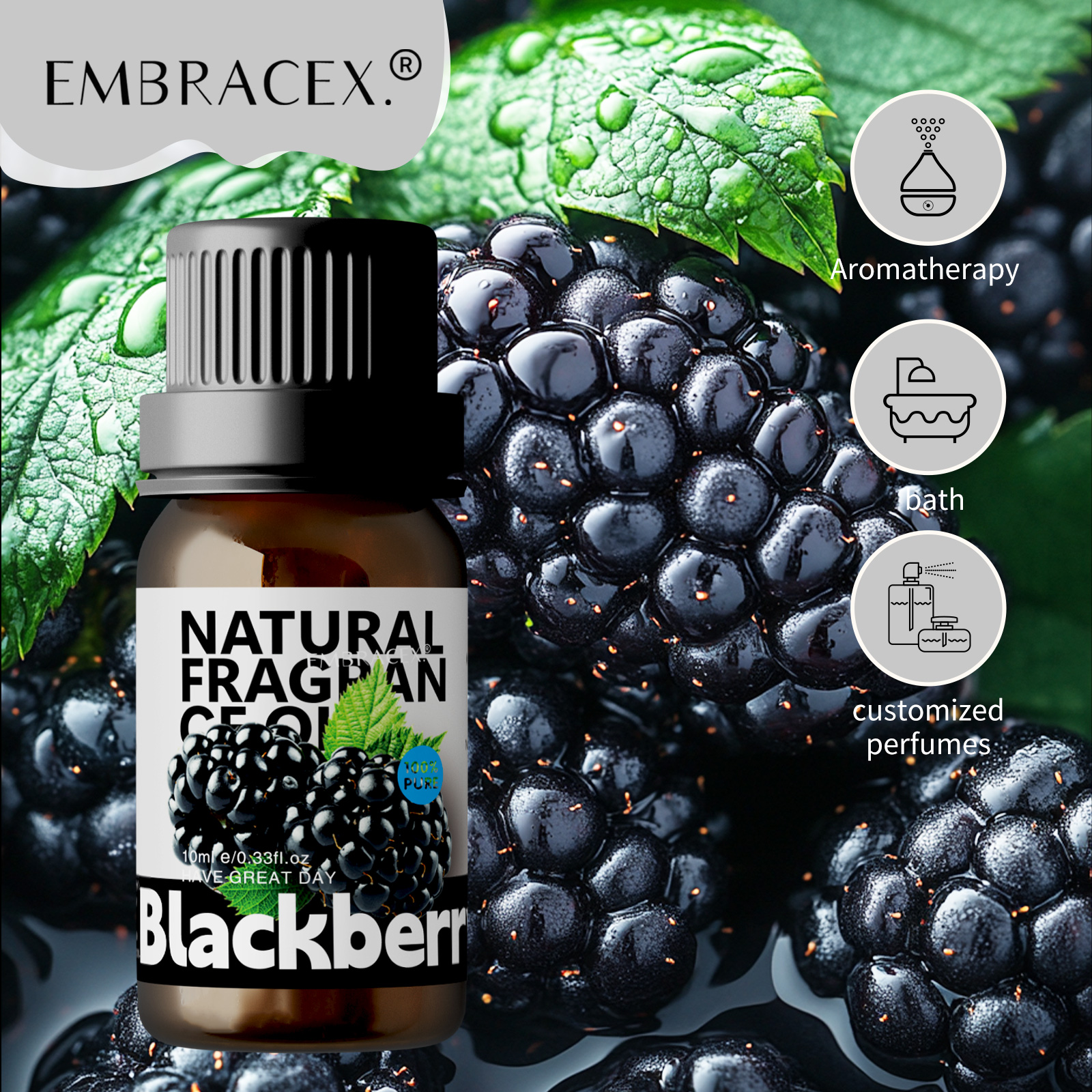 Candle Making Essential Oil - 10ml Blackberry Essential Oils Blackberry Funny