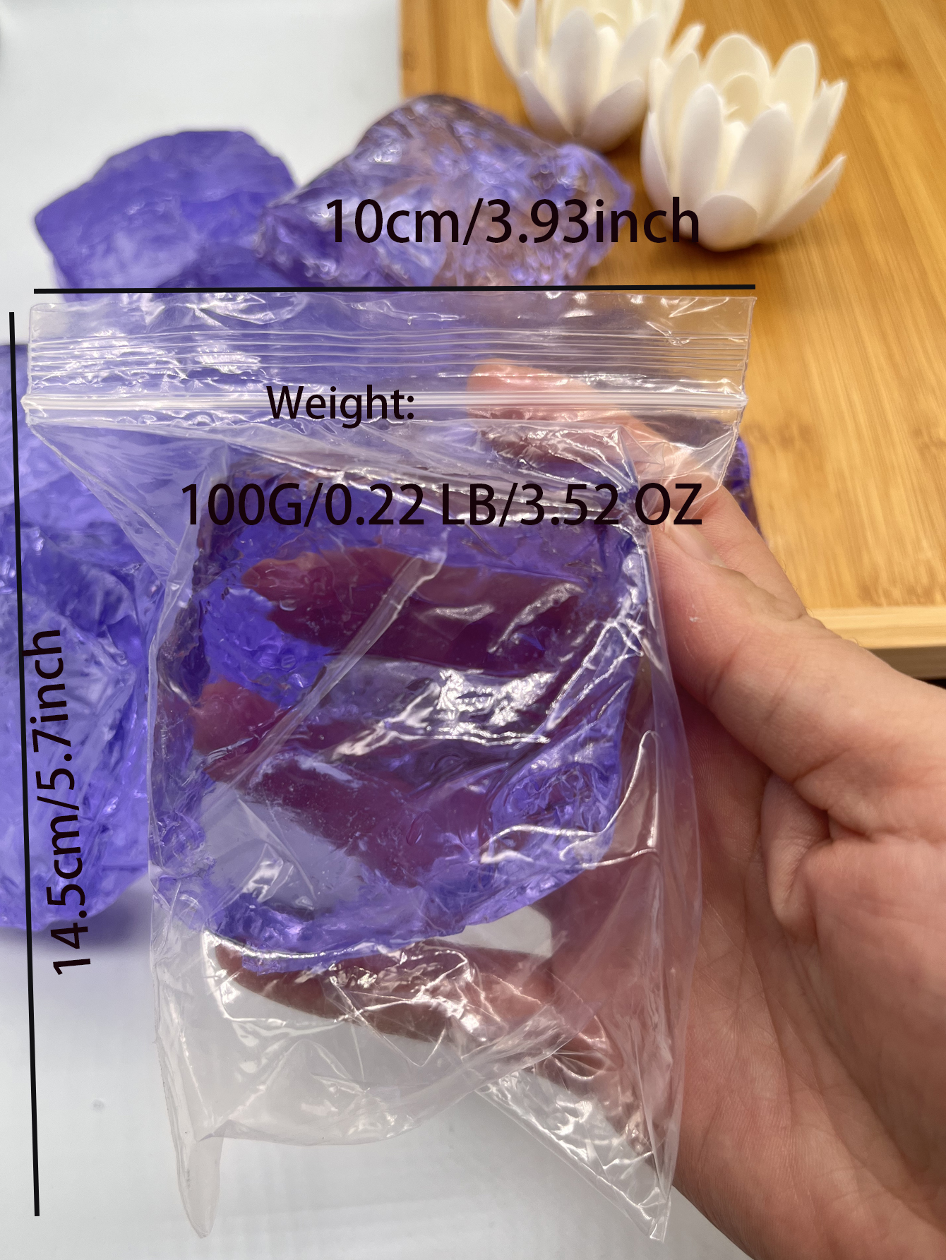 100G Jelly Wax Purple Wholesal - Candle Making Raw Material Wholesale のレビューと価格