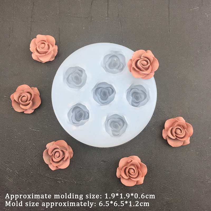 3D Rose Flower Shape Leaf Sili - Candle Making Accessories のレビューと価格