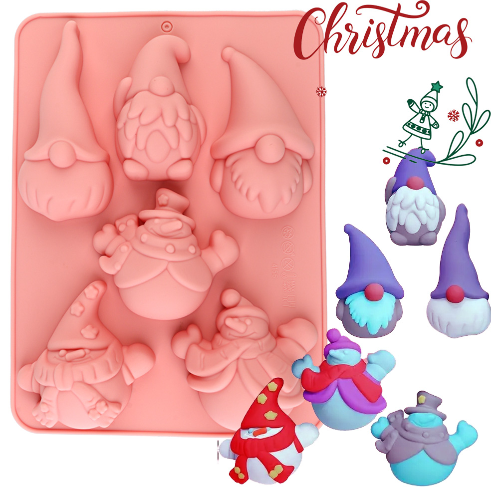 6-Cavity Christmas Gnome Cake  - Candle Making Factory のレビューと価格