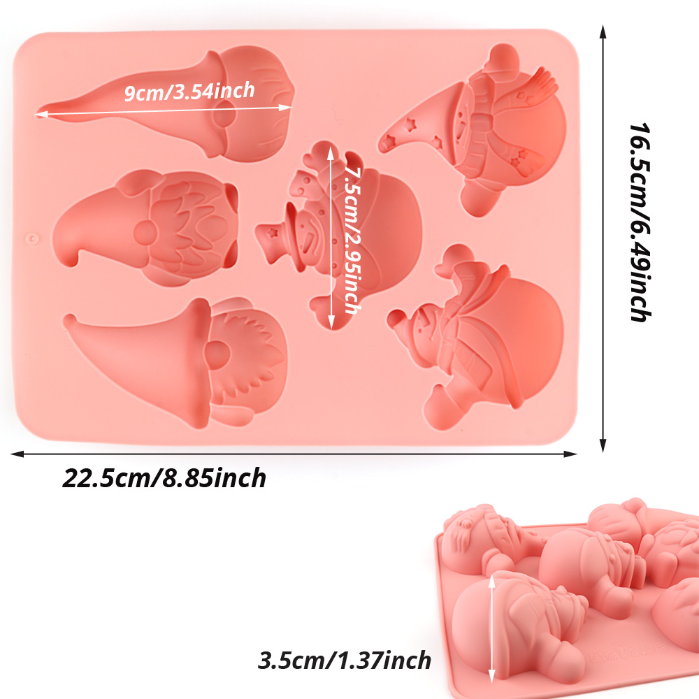 6-Cavity Christmas Gnome Cake  - Candle Making Factory のレビューと価格
