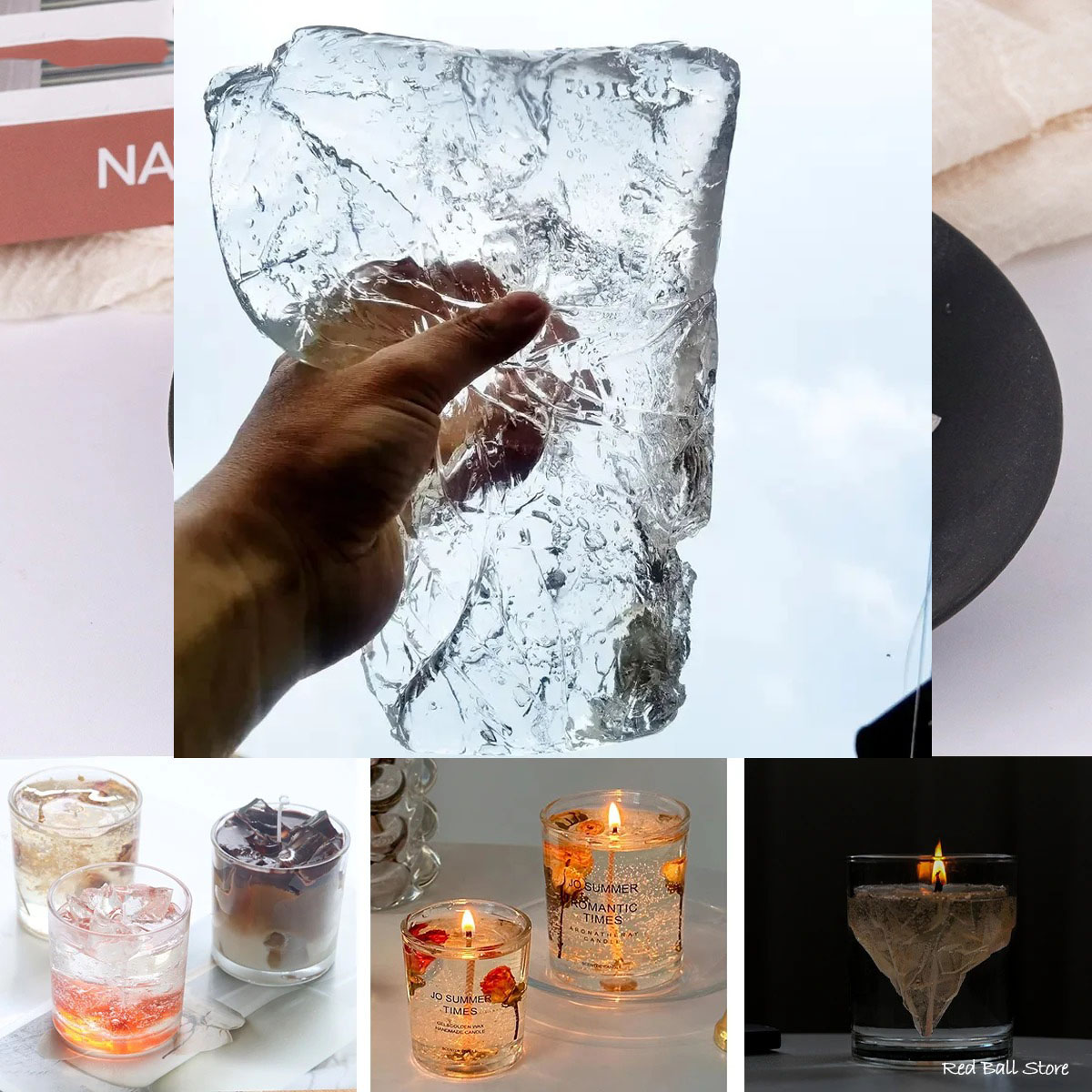 100G Jelly Wax Wholesale DIY H - Candle Making Raw Material Wholesale のレビューと価格