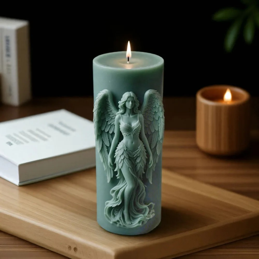 Wings Goddess Scented Silicone - Candle Making Video のレビューと価格