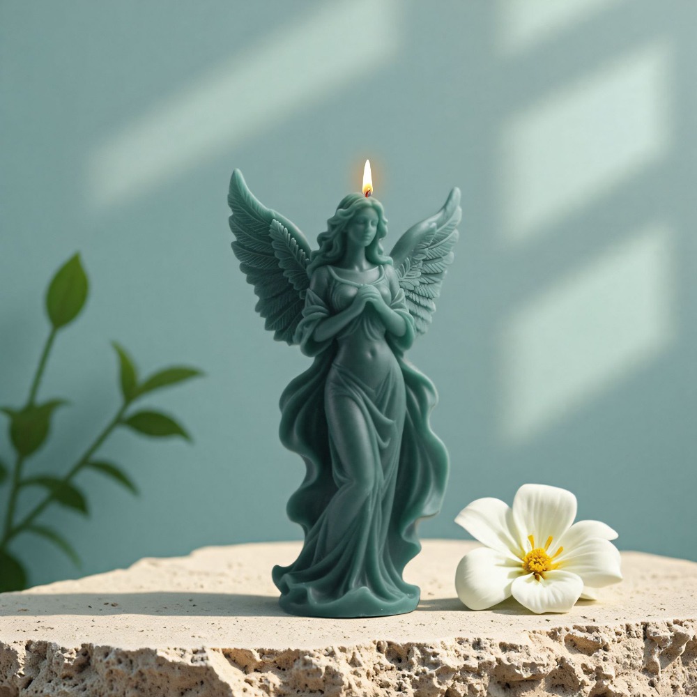 Wings Goddess Scented Silicone - Candle Making Video のレビューと価格