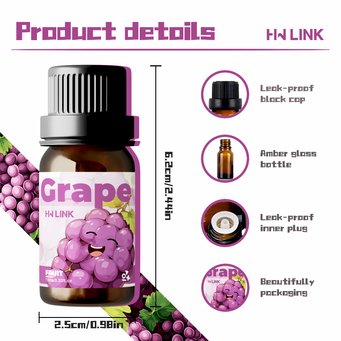 Grape Essential Oil 10ml  Grap - Candle Making Essential Oil のレビューと価格