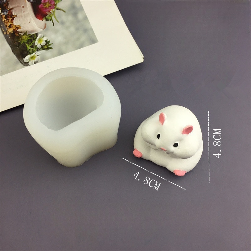 DIY Cute Hamster Mold Chocolat - Candle Making Accessories のレビューと価格