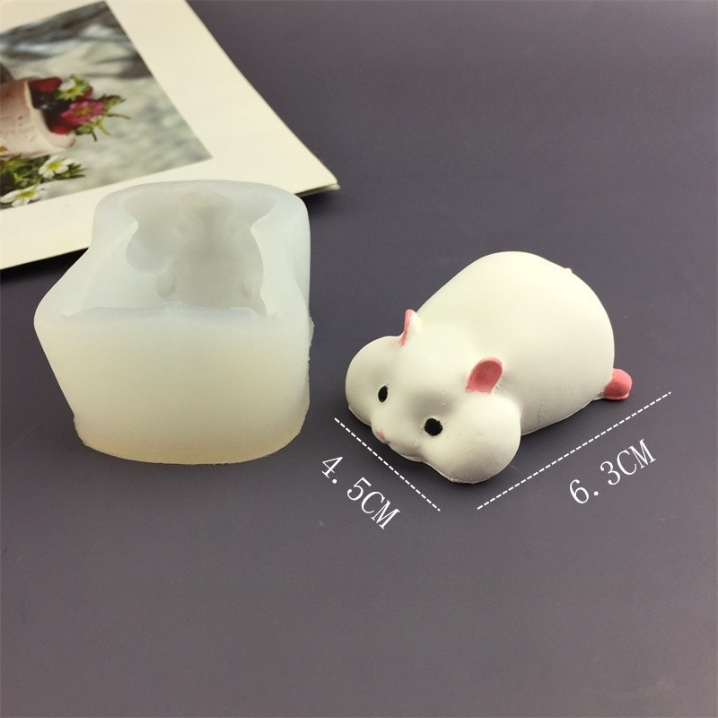DIY Cute Hamster Mold Chocolat - Candle Making Accessories のレビューと価格