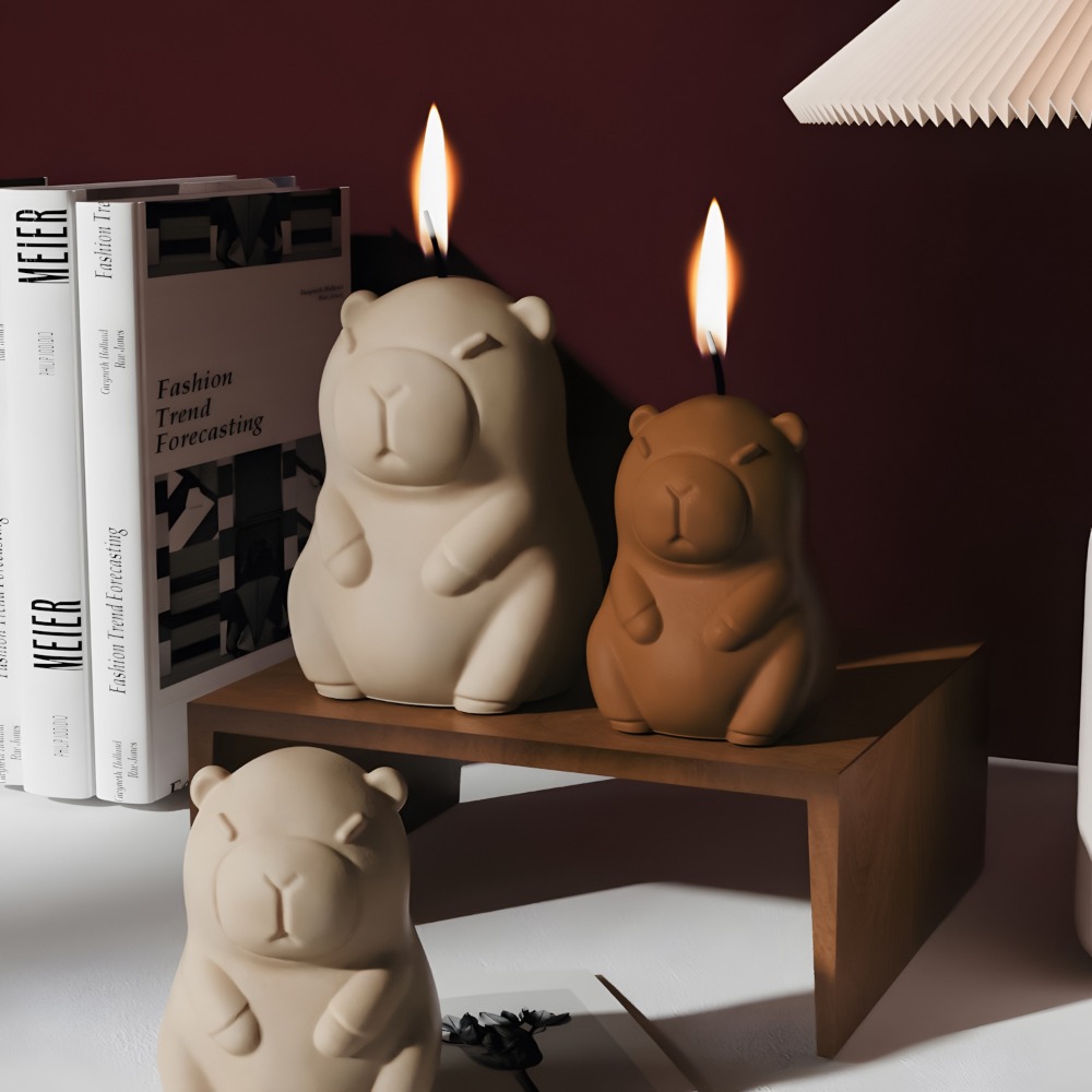 Standing Capybara Scent Candle - Candle Making Video のレビューと価格