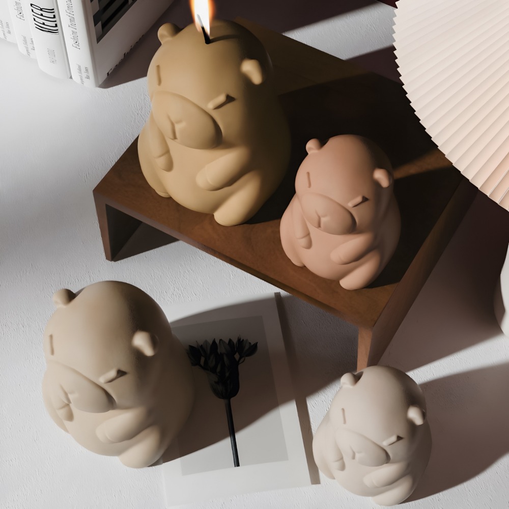 Standing Capybara Scent Candle - Candle Making Video のレビューと価格