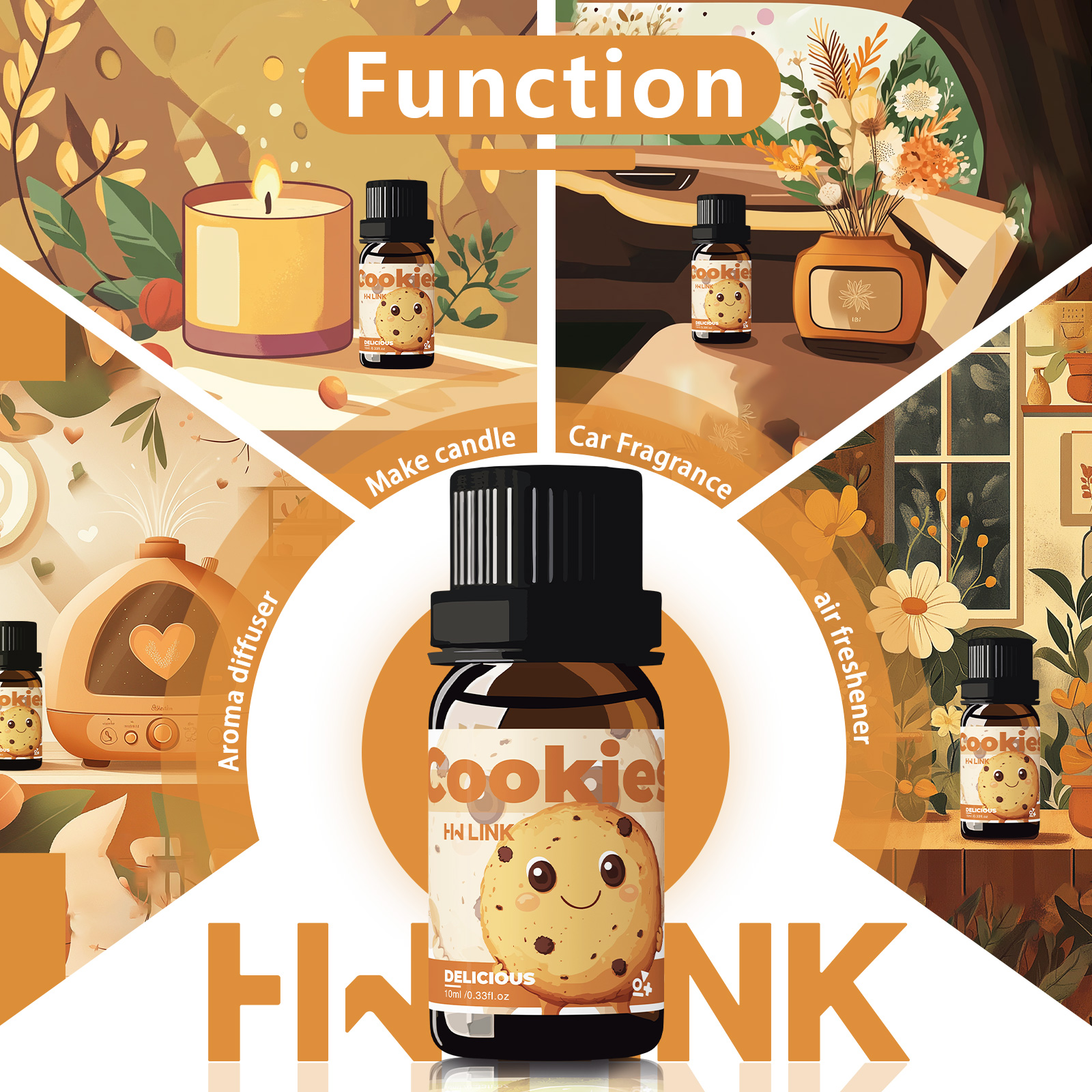10ml Cookies Essential Oils  f - Candle Making Essential Oil のレビューと価格