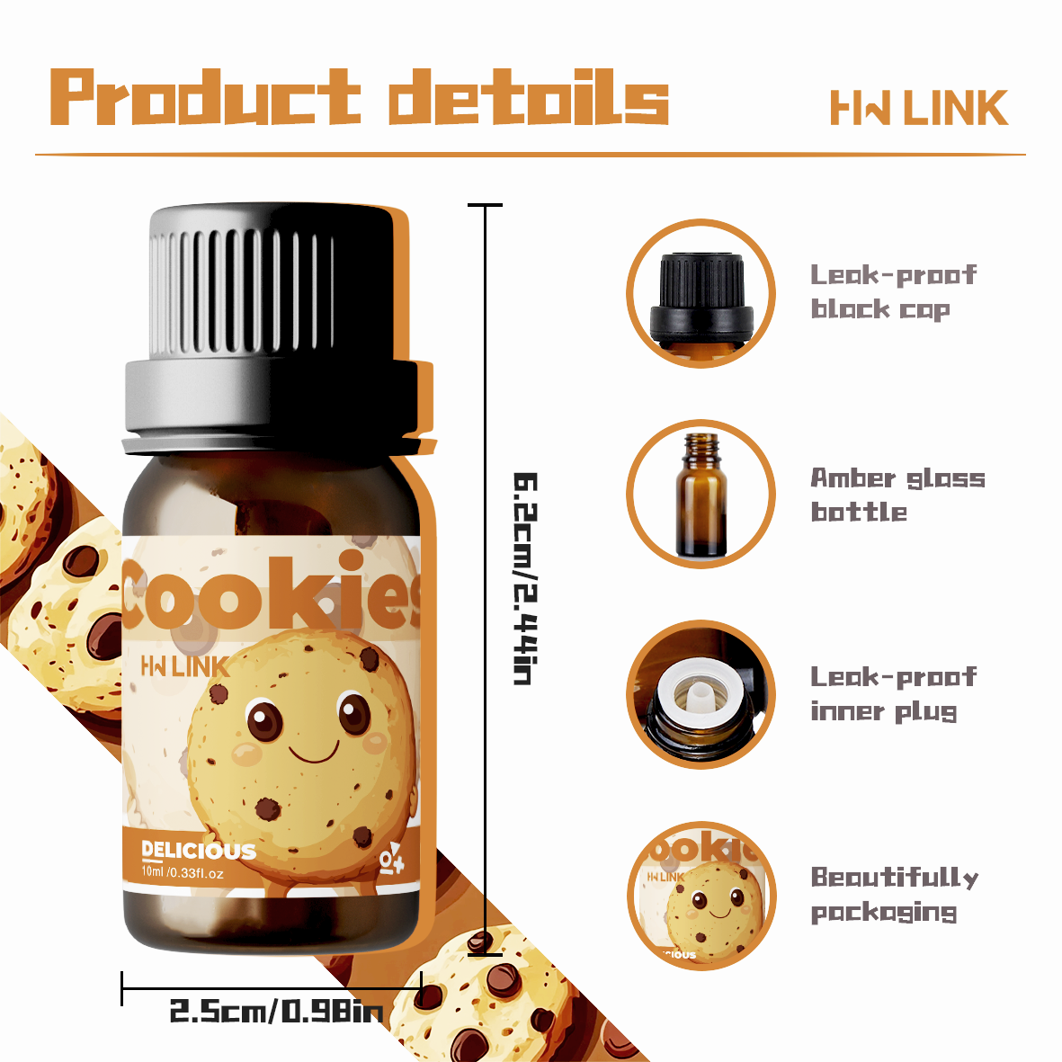 10ml Cookies Essential Oils  f - Candle Making Essential Oil のレビューと価格