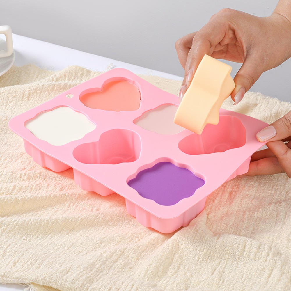 Square Heart Shape Silicone Mo - Candle Making Video のレビューと価格