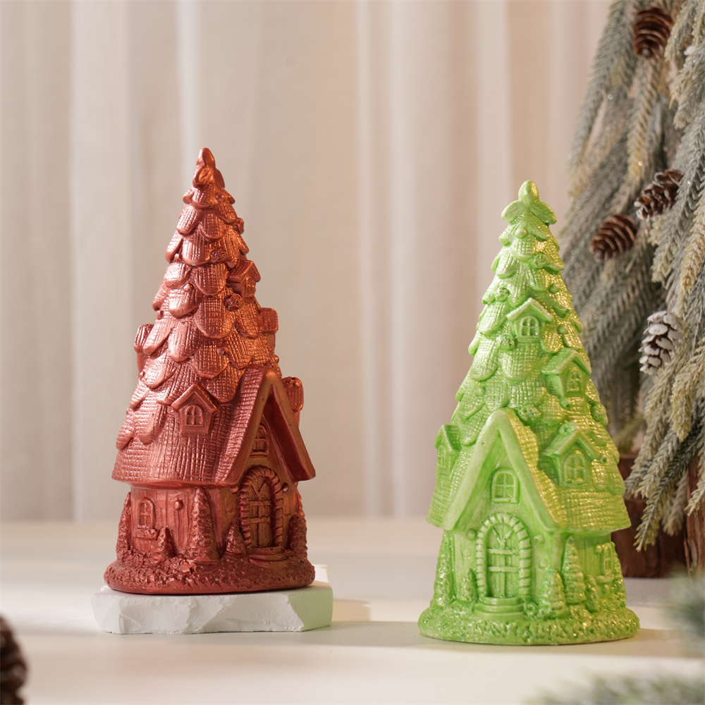 Concrete Plaster Christmas Tre - Candle Making Soy Wax のレビューと価格