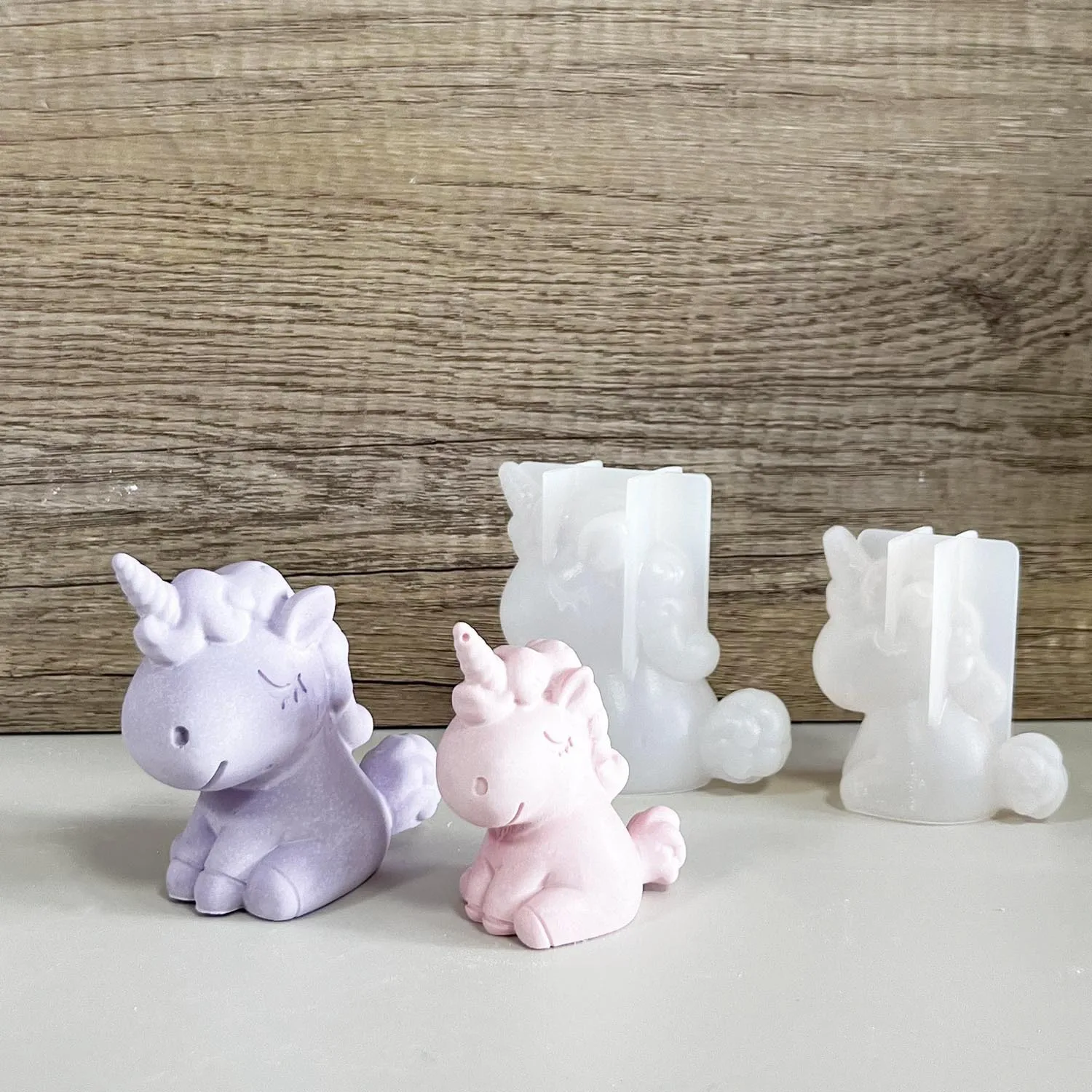 3D Geometric Silicone Unicorn  - Candle Making Accessories のレビューと価格