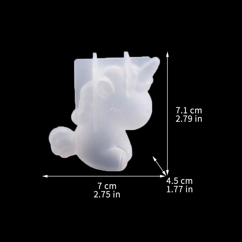 3D Geometric Silicone Unicorn  - Candle Making Accessories のレビューと価格