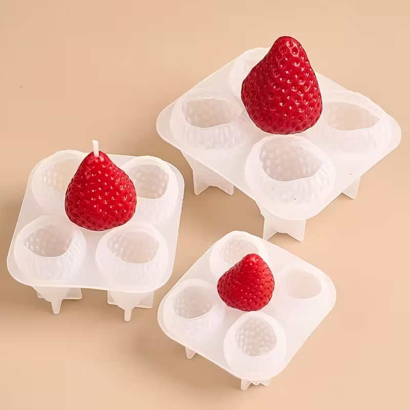 Strawberry Silicone Candle Mol - Candle Making Factory のレビューと価格