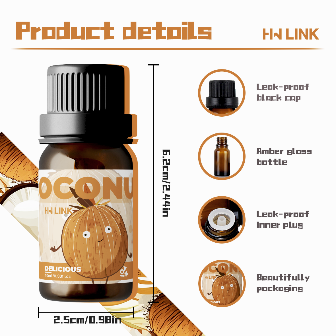 10ml Coconut Essential Oils No - Candle Making Essential Oil のレビューと価格