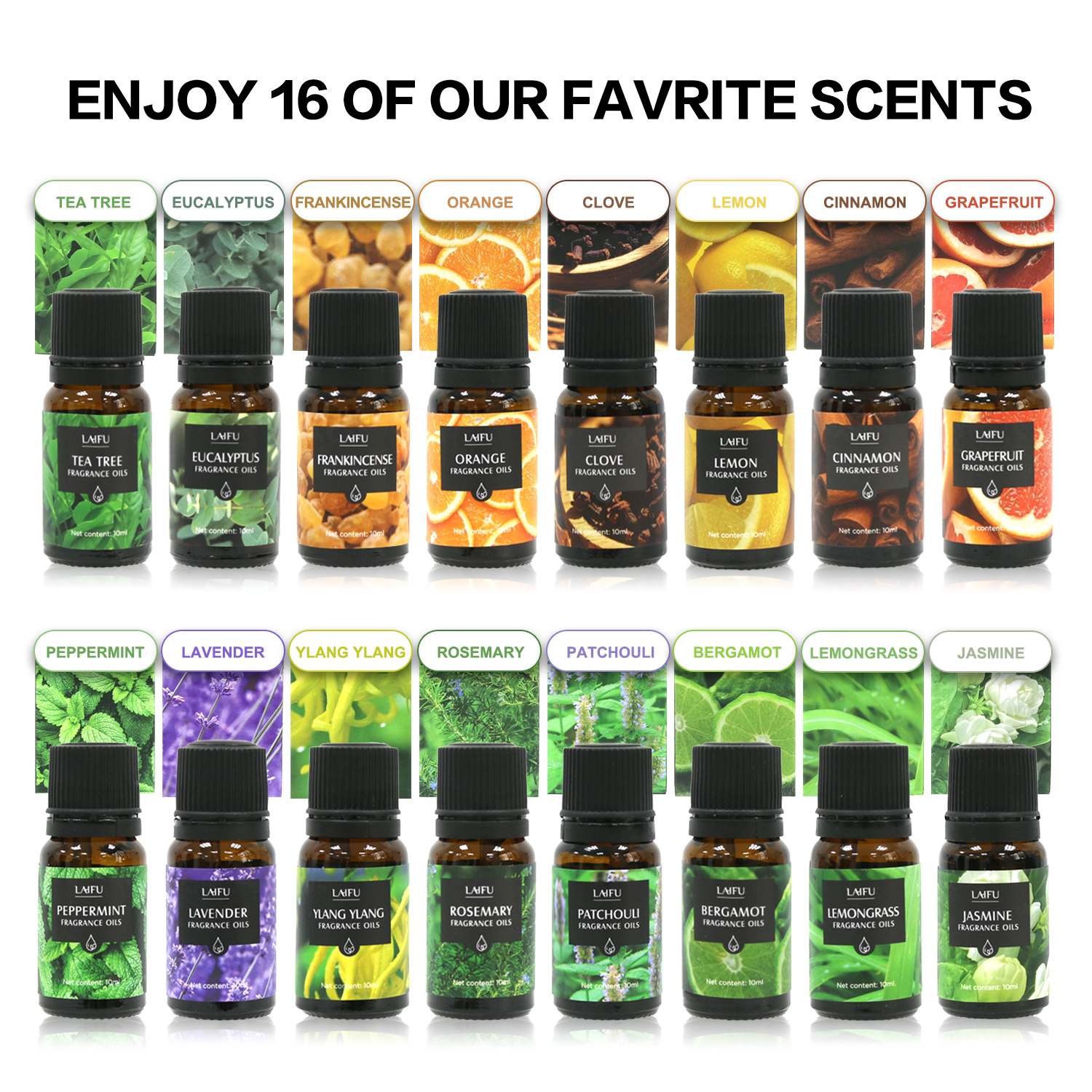 16x10ml Essential Oils Set for - Candle Making Essential Oil のレビューと価格