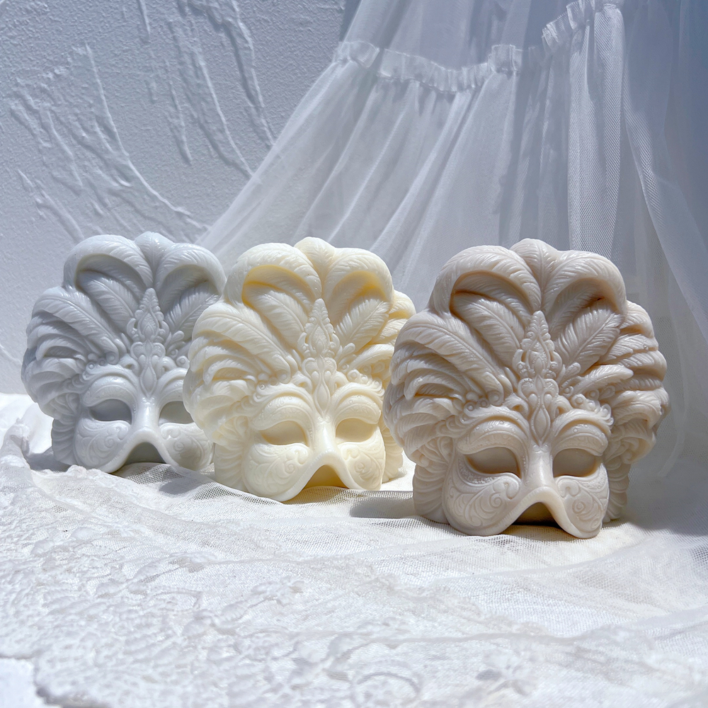 Mardi Gras Masks Candle Silico - Candle Making Soy Wax のレビューと価格