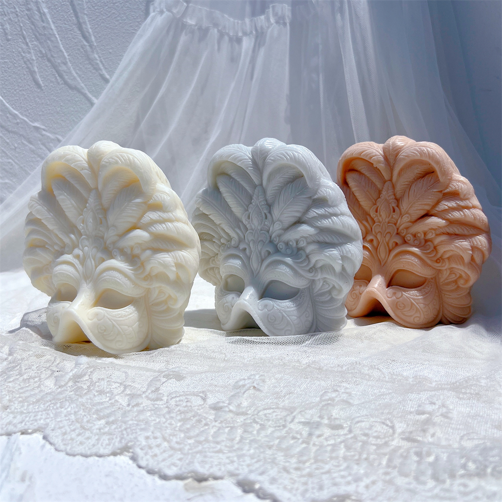 Mardi Gras Masks Candle Silico - Candle Making Soy Wax のレビューと価格
