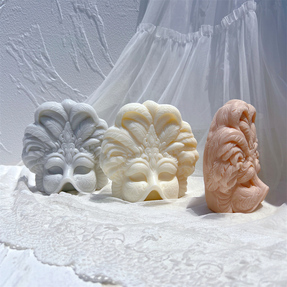 Mardi Gras Masks Candle Silico - Candle Making Soy Wax のレビューと価格