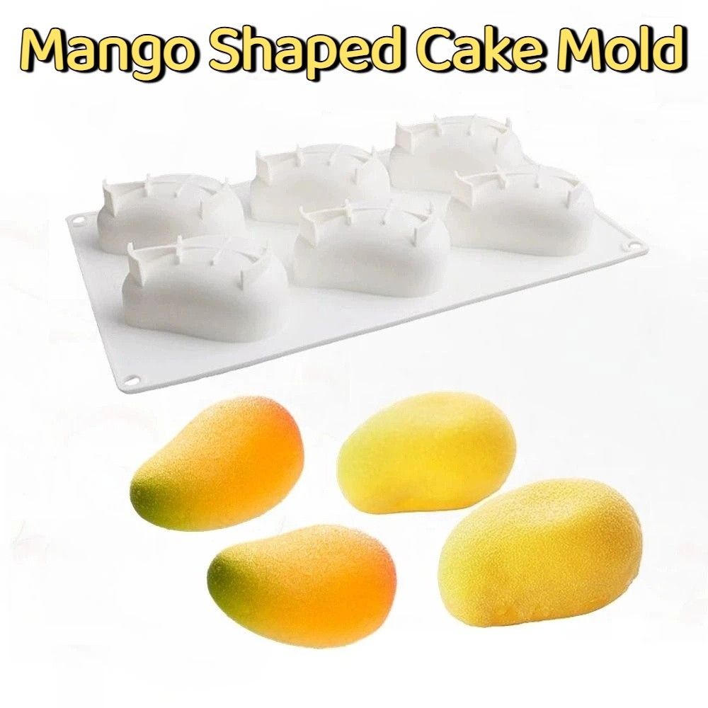6 Cavity Mango Shaped Cake Mol - Candle Making Factory のレビューと価格