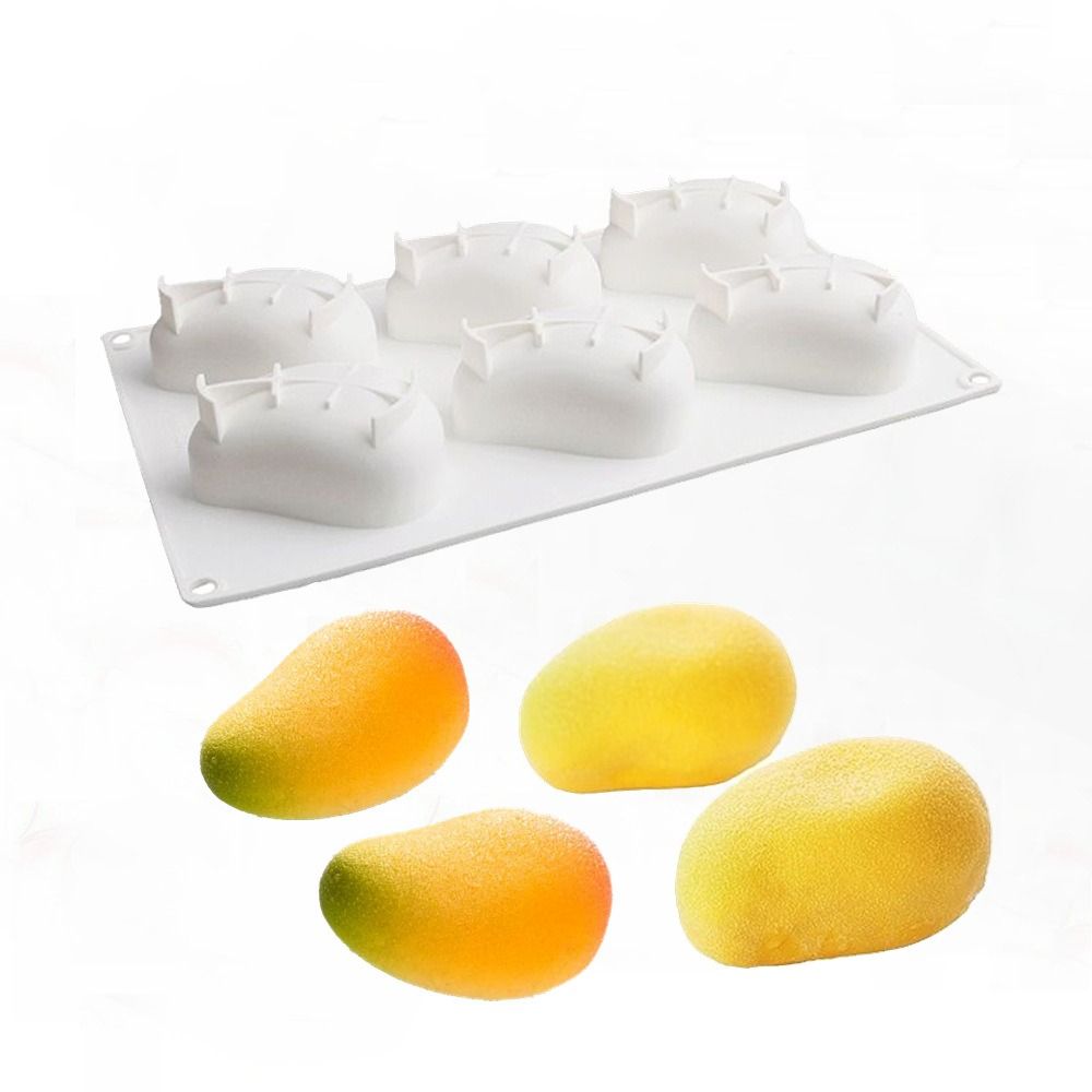 6 Cavity Mango Shaped Cake Mol - Candle Making Factory のレビューと価格