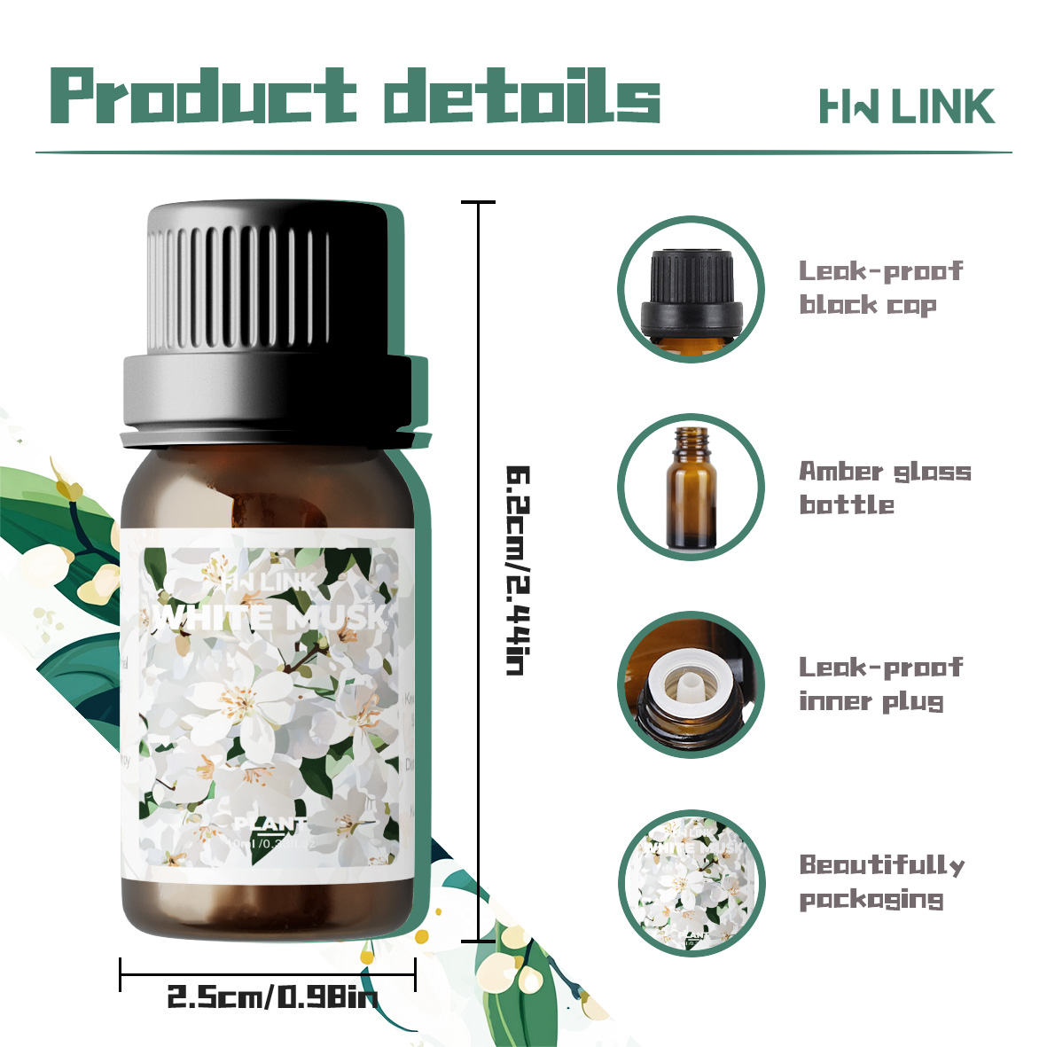 White Musk Essential Oils 10ml - Candle Making Essential Oil のレビューと価格