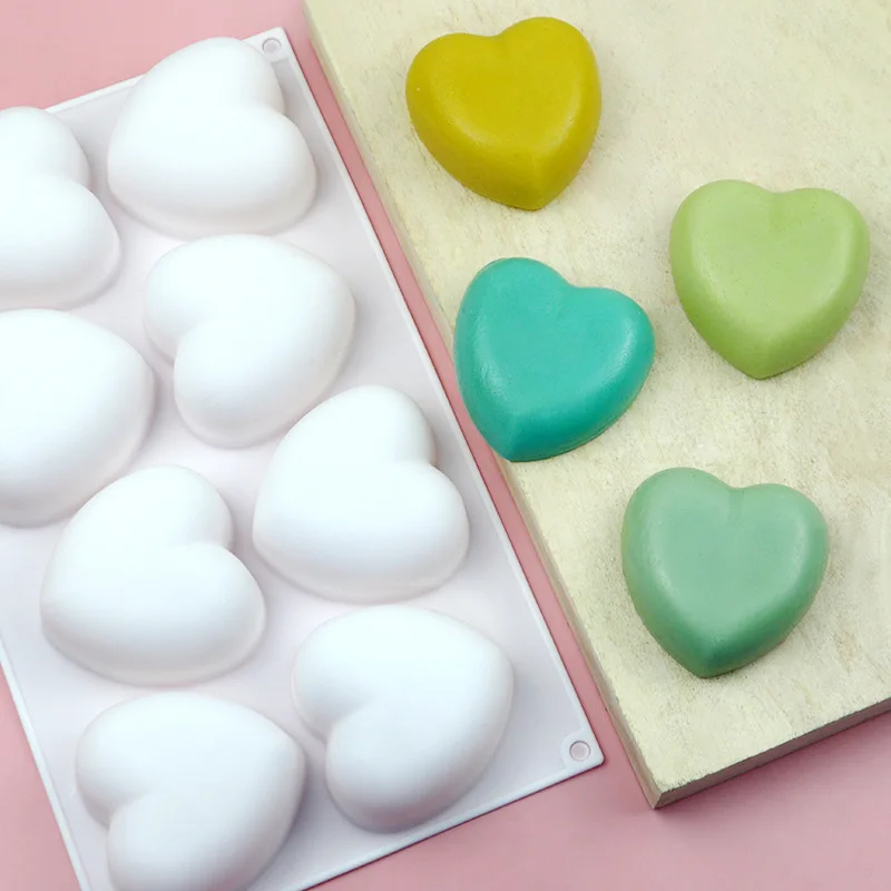 Love Heart Silicone Soap Mold  - Candle Making Accessories のレビューと価格