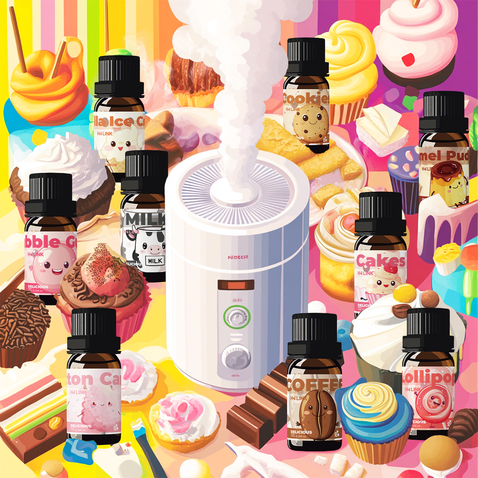 10ml Cakes Essential Oils  Can - Candle Making Essential Oil のレビューと価格