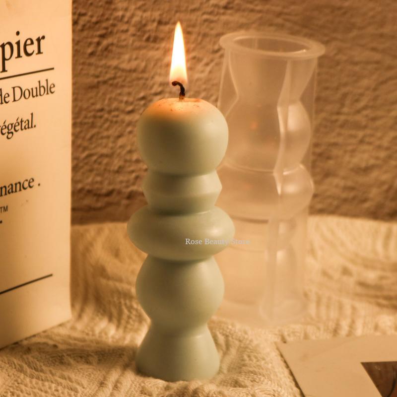 Cylindrical Silicone Candle Mo - Candle Making Soy Wax のレビューと価格