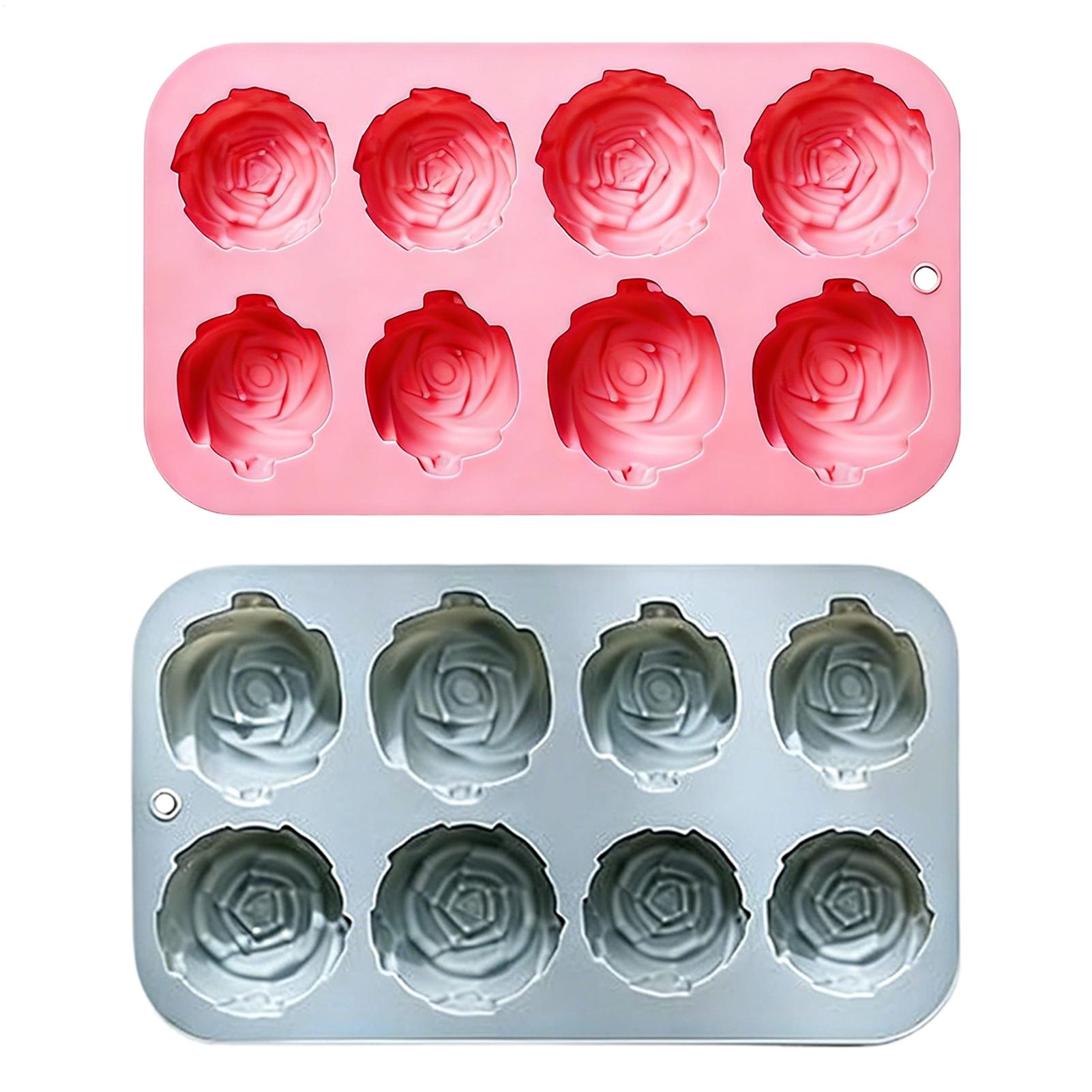 8 Holes Rose Flower Silicone M - Candle Making Accessories のレビューと価格
