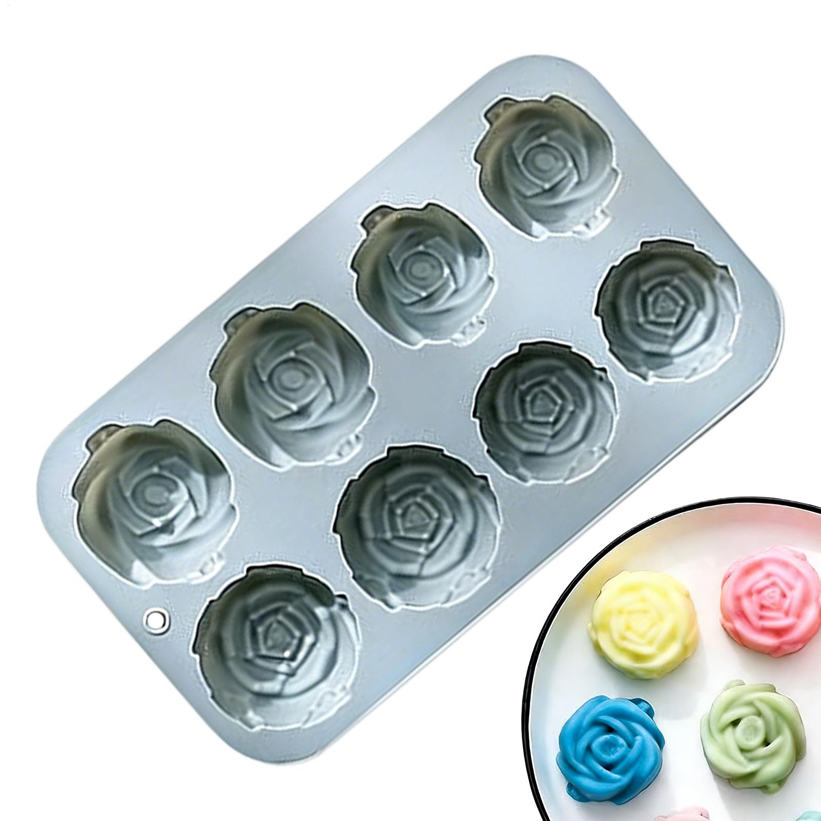 8 Holes Rose Flower Silicone M - Candle Making Accessories のレビューと価格
