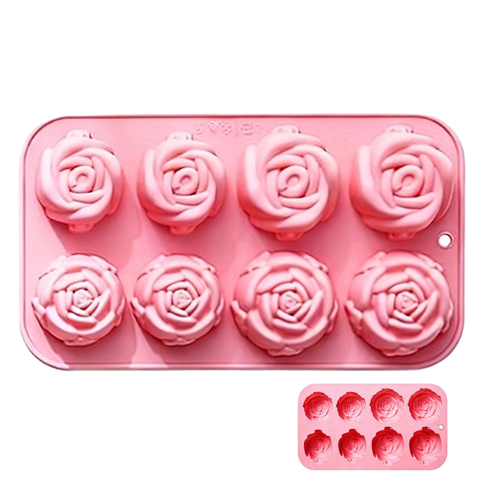 8 Holes Rose Flower Silicone M - Candle Making Accessories のレビューと価格