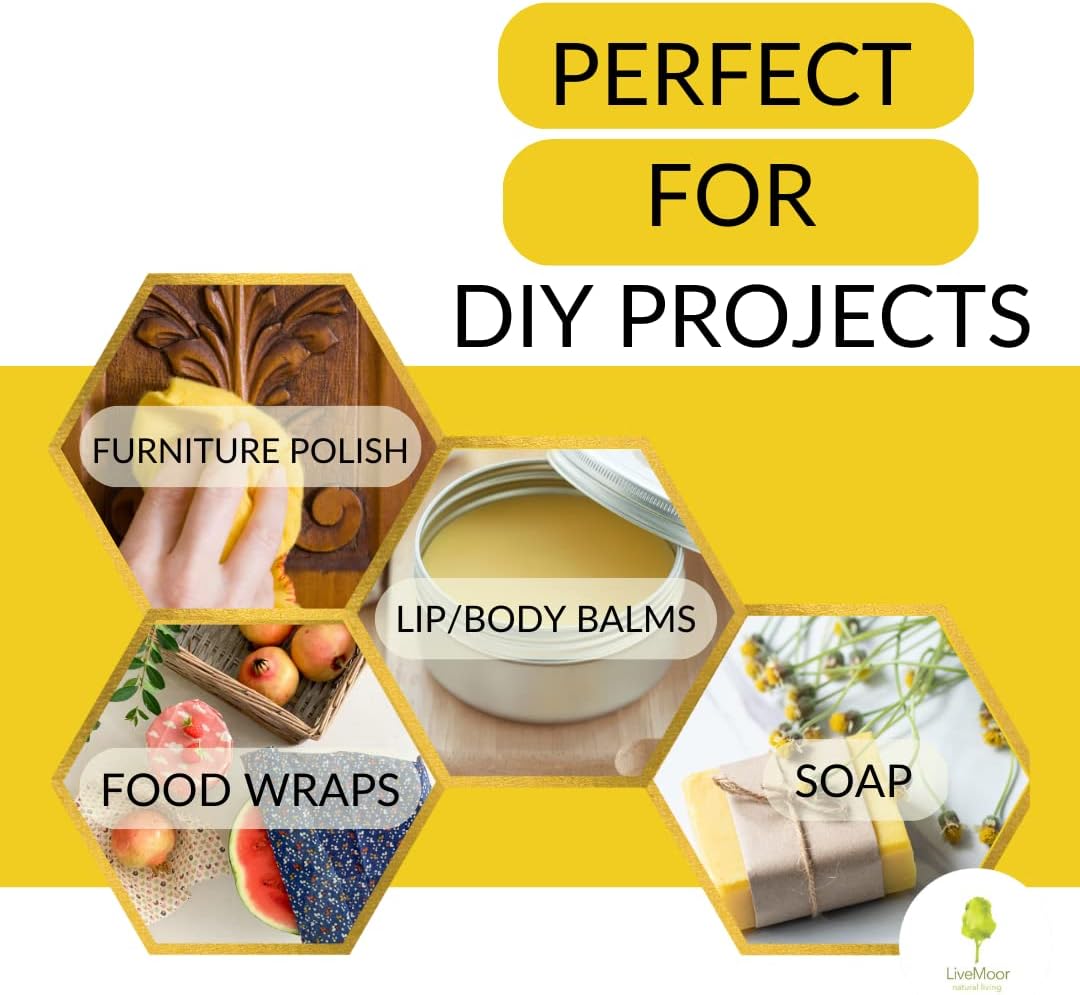 Beeswax Bar, Candle Wax Block  - Candle Making Video のレビューと価格