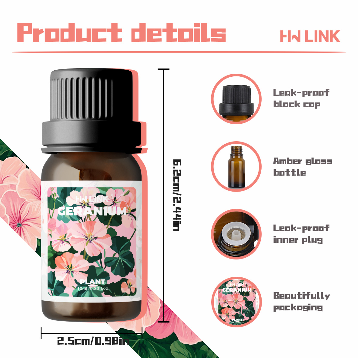 Geranium Essential Oil 10ml 10 - Candle Making Essential Oil のレビューと価格