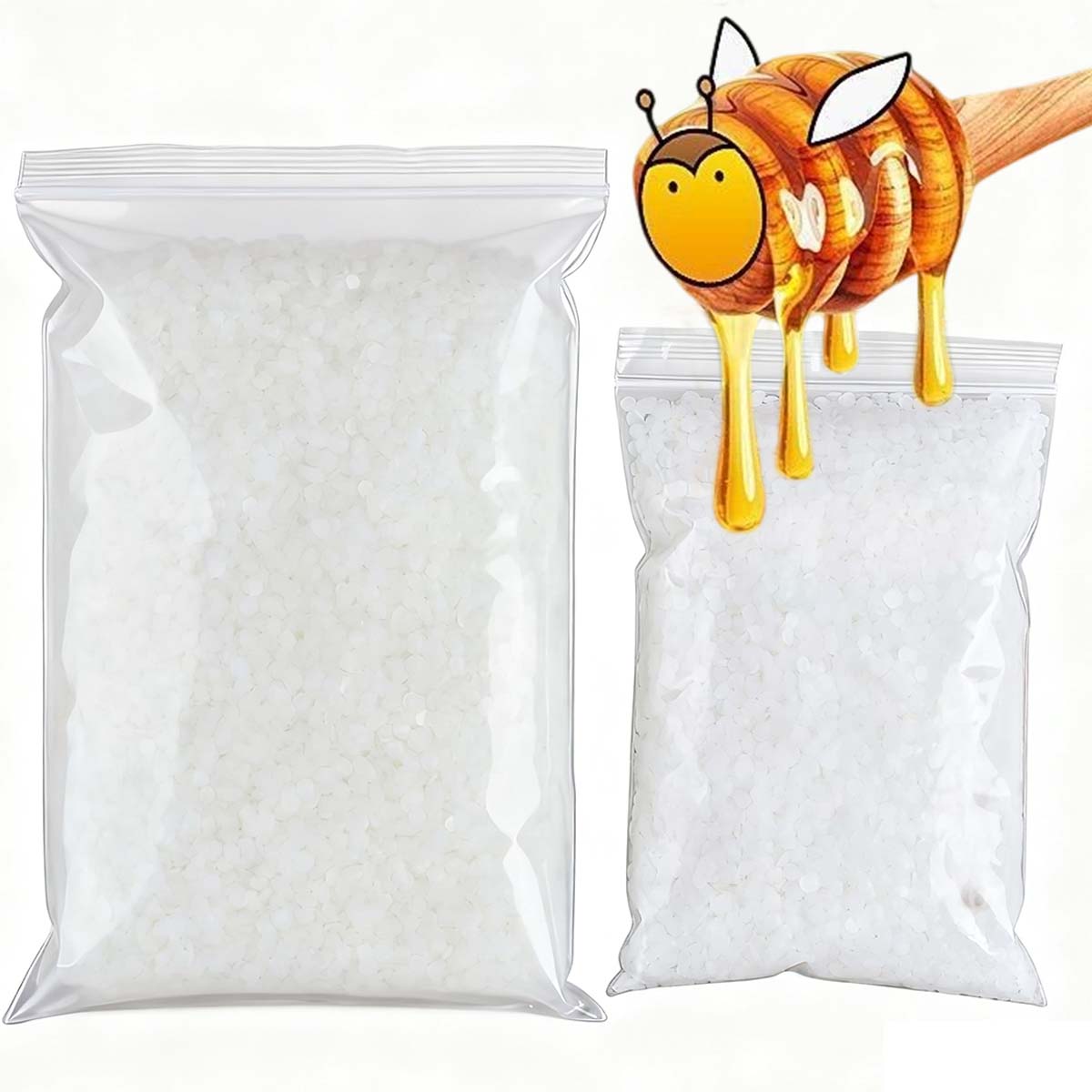 200g-1000g White Beeswax Pure  - Candle Making Video のレビューと価格