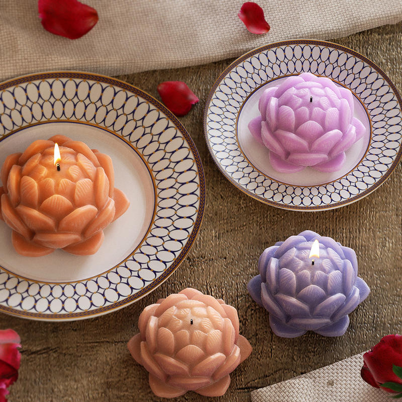 1PC Lotus Flower Candle Mold S - Candle Making Factory のレビューと価格