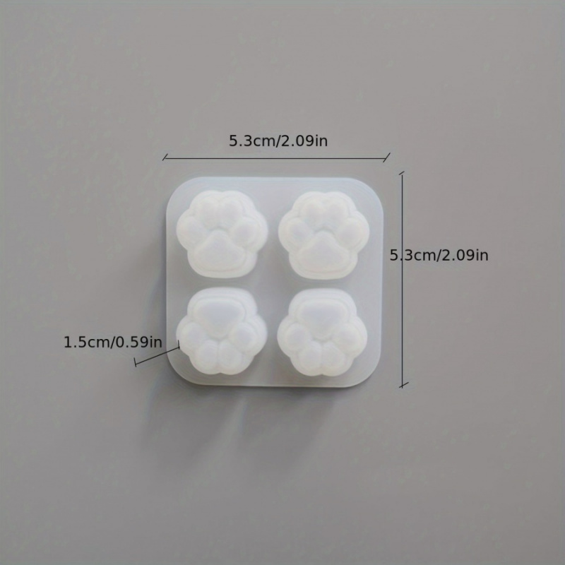 1Cat Paw Pattern Silicone Mold - Candle Making Factory のレビューと価格