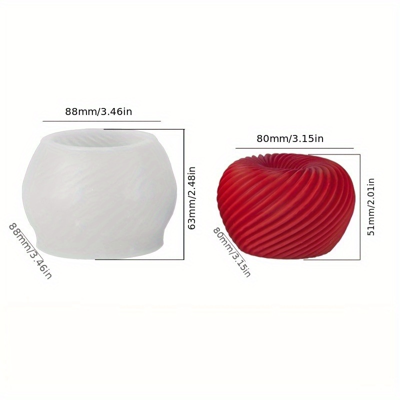 A trendy red apple silicone mo - Candle Making Factory のレビューと価格