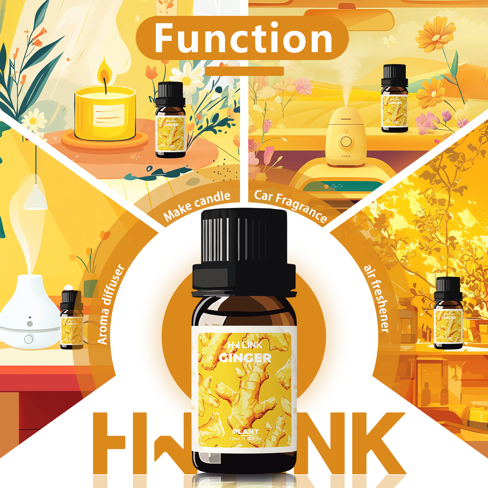 Ginger Oil 100%Pure Natural Gi - Candle Making Essential Oil のレビューと価格
