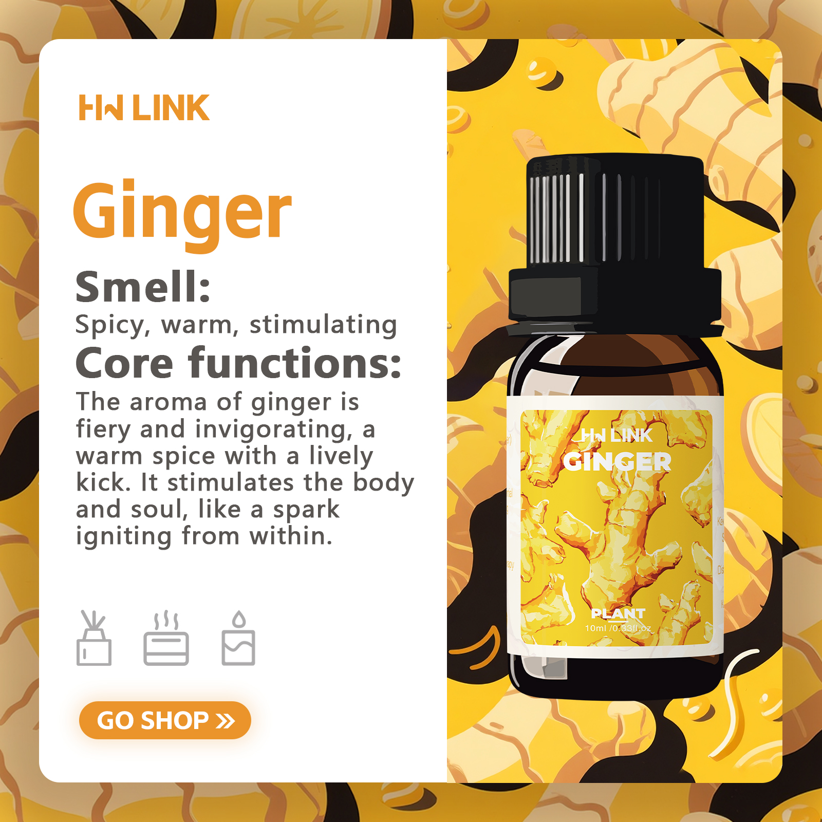 Ginger Oil 100%Pure Natural Gi - Candle Making Essential Oil のレビューと価格