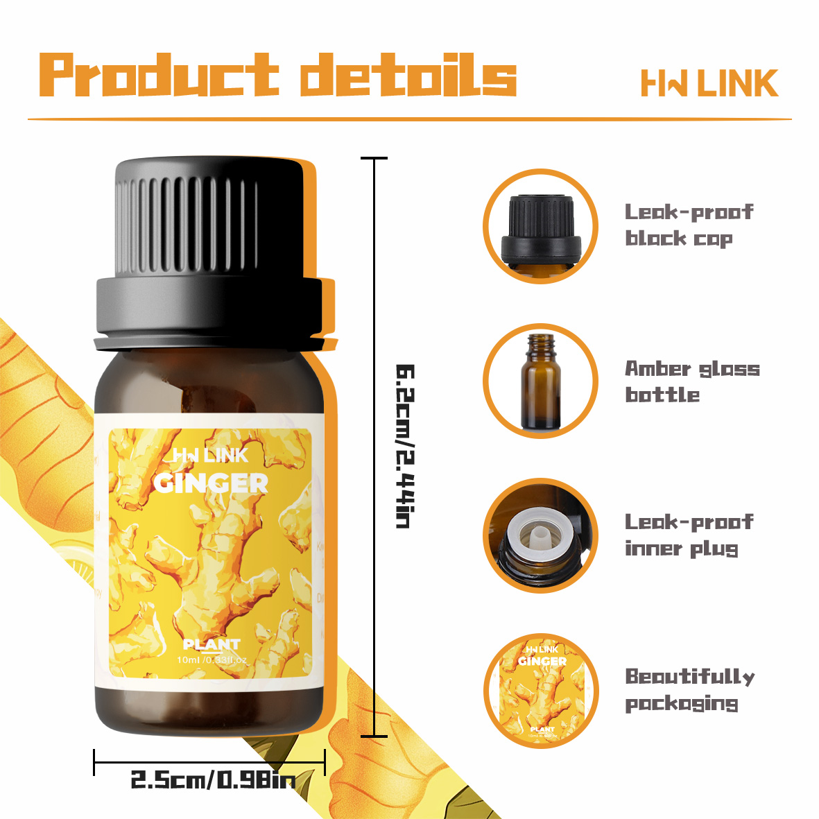 Ginger Oil 100%Pure Natural Gi - Candle Making Essential Oil のレビューと価格
