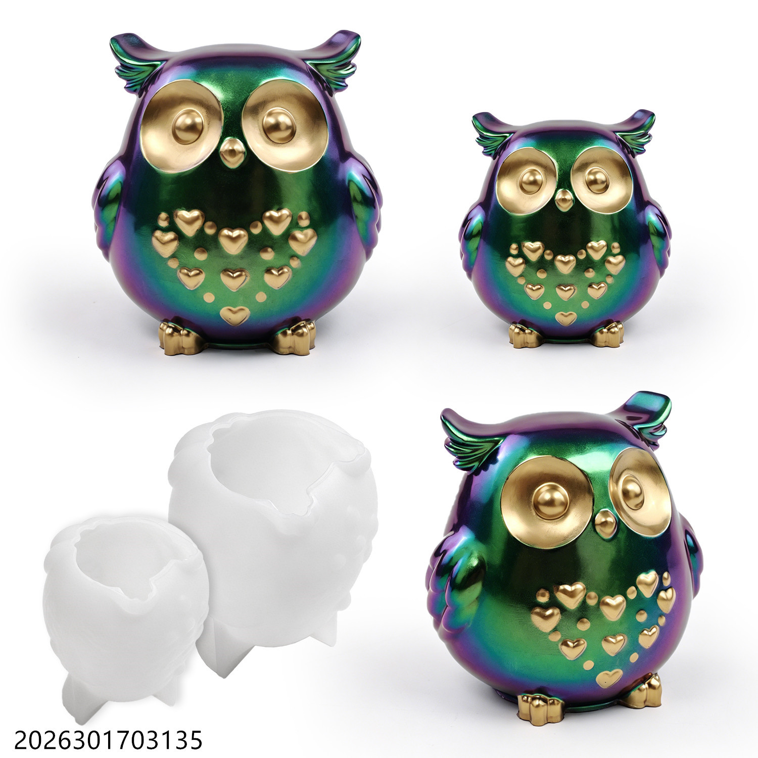 Owl Silicone Mold 3D Bird Shap - Candle Making Factory のレビューと価格