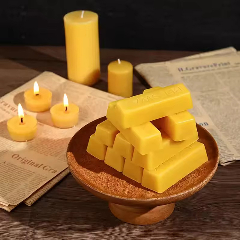 Hot Sale 4/8pcs Pure Beeswax B - Candle Making Video のレビューと価格