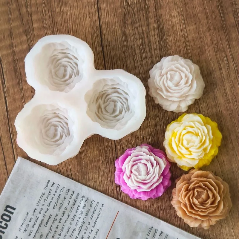 Peony Flower Candle Silicone M - Candle Making Accessories のレビューと価格